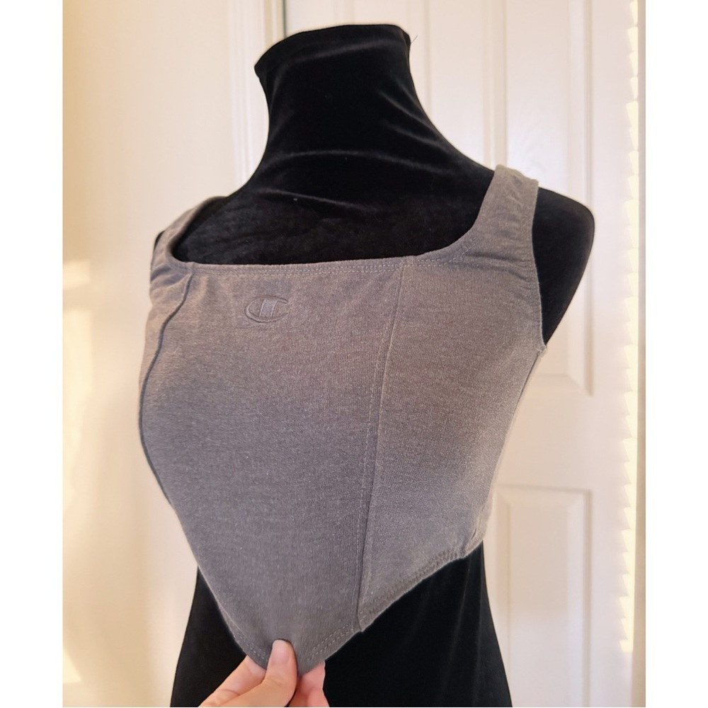 Frankie Collective - Champion Rework Sweatshirt Bustier Top